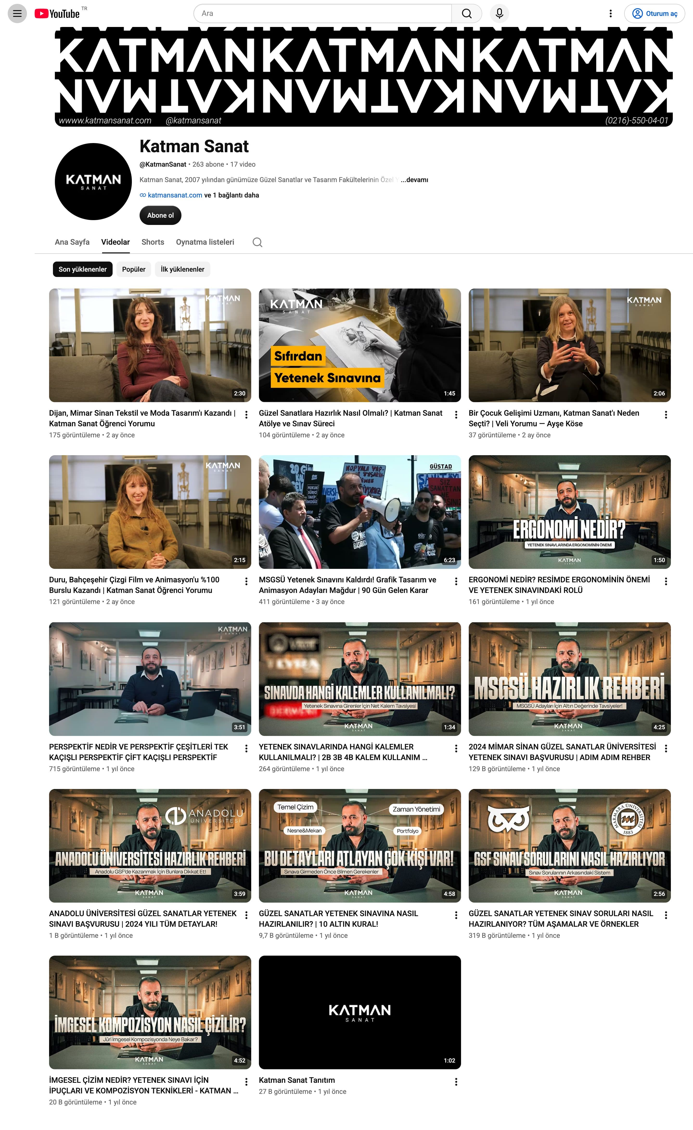 YouTube — Katman Sanat